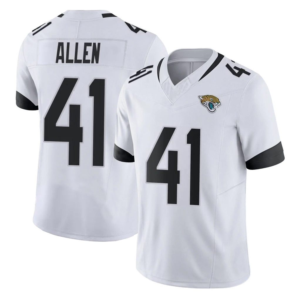 Blackjersey J.Jaguars #41 Josh Hines-Allen Player White Vapor F.U.S.E. Limited Home Game Stitched Jerseys