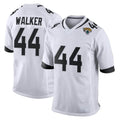 Blackjersey J.Jaguars #44 Travon Walker Player White Home Game Stitched Jerseys