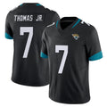 Blackjersey J.Jaguars #7 Brian Thomas Jr. Player Black Vapor F.U.S.E. Limited Home Game Stitched Jerseys