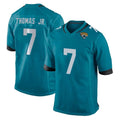 Blackjersey J.Jaguars #7 Brian Thomas Jr. Player Teal Home Game Stitched Jerseys