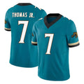 Blackjersey J.Jaguars #7 Brian Thomas Jr. Player Teal Prowler Throwback Vapor F.U.S.E. Limited Home Game Stitched Jerseys