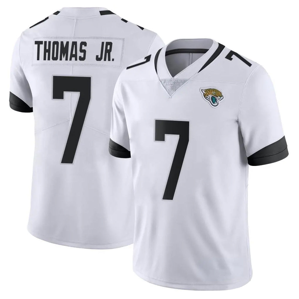 Blackjersey J.Jaguars #7 Brian Thomas Jr. Player White Vapor Untouchable Limited Home Game Stitched Jerseys