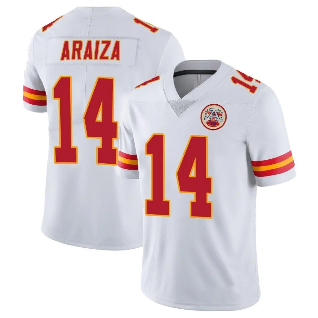 Blackjersey KC.Chiefs #14 Matt Araiza Player White Limited Vapor Untouchable Home Game Stitched Jerseys