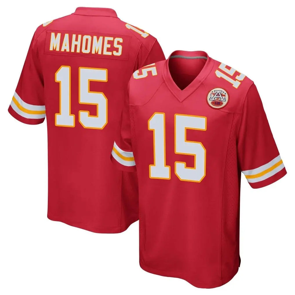 Blackjersey KC.Chiefs #15 Patrick Mahomes Player Red Home Game Stitched Jerseys