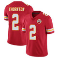 Blackjersey KC.Chiefs #2 Tyquan Thornton Player Red Limited Vapor Untouchable Home Game Stitched Jerseys