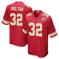Blackjersey KC.Chiefs #32 Nick Bolton Player Red Home Game Stitched Jerseys