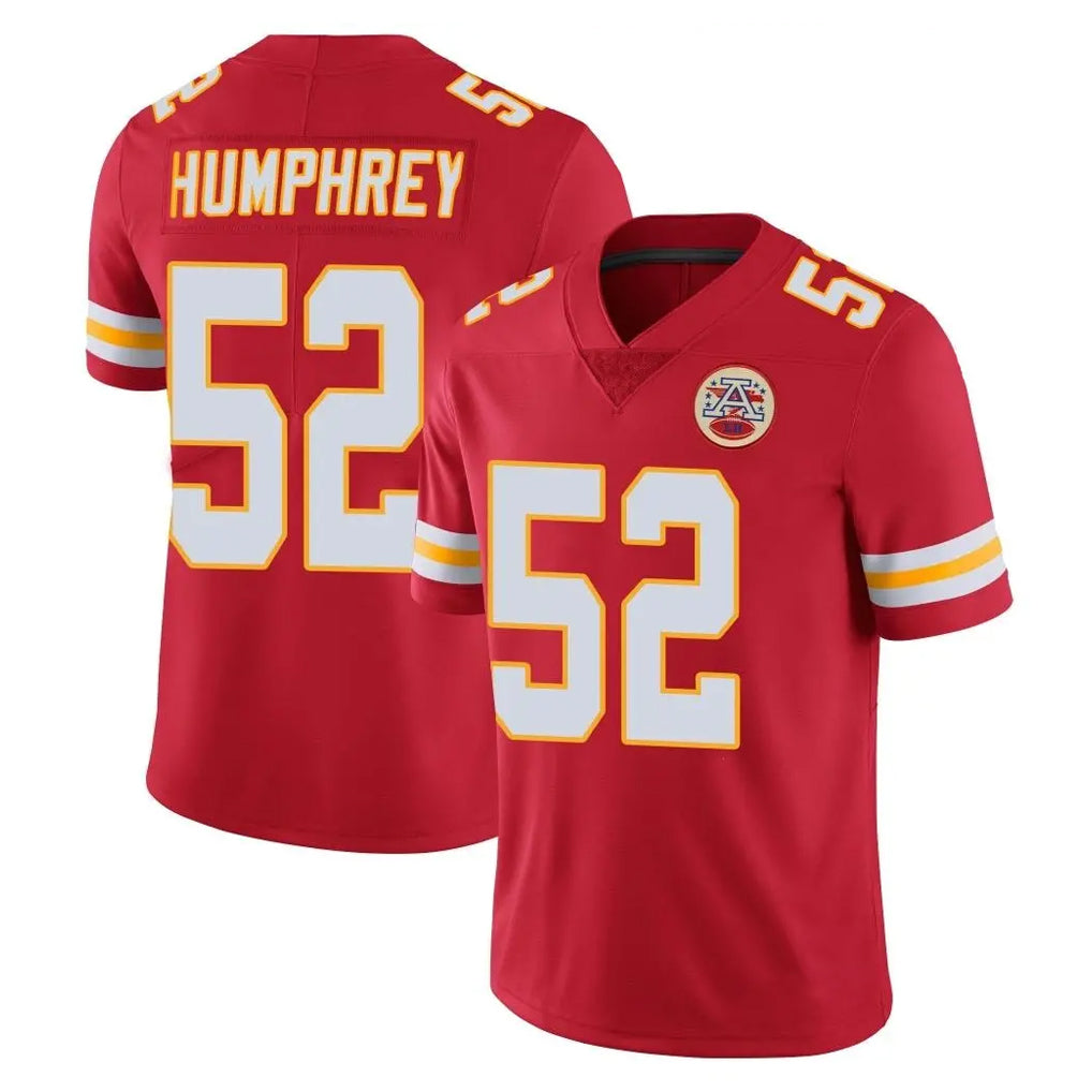 Blackjersey KC.Chiefs #52 Creed Humphrey Player Red Limited Vapor Untouchable Home Game Stitched Jerseys