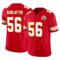 Blackjersey KC.Chiefs #56 George Karlaftis Player Red Limited Vapor F.U.S.E. Home Game Stitched Jerseys
