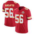 Blackjersey KC.Chiefs #56 George Karlaftis Player Red Limited Vapor Untouchable Home Game Stitched Jerseys