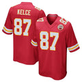 Blackjersey KC.Chiefs #87 Travis Kelce Player Red Home Game Stitched Jerseys