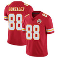 Blackjersey KC.Chiefs #88 Tony Gonzalez Player Red Limited Vapor Untouchable Home Game Stitched Jerseys