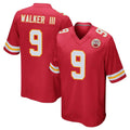 Blackjersey KC.Chiefs #9 Kenneth Walker III Player Olive Salute to Service Pullover Hoodies Limited Stitched Jerseys