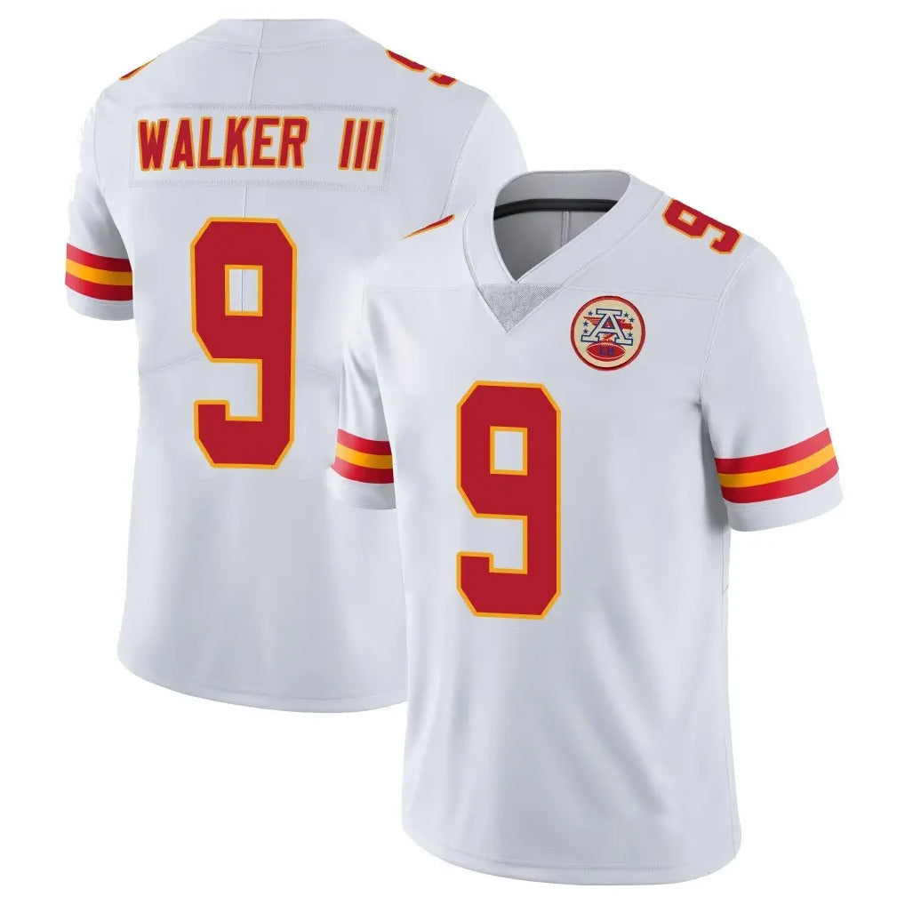 Blackjersey KC.Chiefs #9 Kenneth Walker III Player White Limited Vapor Untouchable Home Game Stitched Jerseys