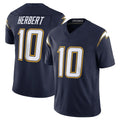 Blackjersey LA.Chargers #10 Justin Herbert Player Navy Vapor F.U.S.E. Limited Home Game Stitched Jerseys