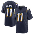 Blackjersey LA.Chargers #11 Cameron Dicker Player Navy Alternate Home Game Stitched Jerseys