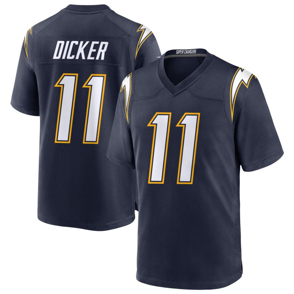 Blackjersey LA.Chargers #11 Cameron Dicker Player Navy Alternate Home Game Stitched Jerseys