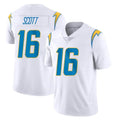 Blackjersey LA.Chargers #16 J.K. Scott Player White Limited Vapor Untouchable Home Game Stitched Jerseys