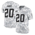 Blackjersey LA.Chargers #20 Cam Hart Player Arctic Camo Salute To Service Limited Game Stitched Jerseys