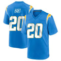 Blackjersey LA.Chargers #20 Cam Hart Player Blue Home Game Stitched Jerseys