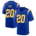 Blackjersey LA.Chargers #20 Cam Hart Player Royal Home Game Stitched Jerseys
