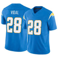Blackjersey LA.Chargers #28 Kimani Vidal Player Blue Limited Vapor F.U.S.E. Home Game Stitched Jerseys