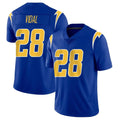 Blackjersey LA.Chargers #28 Kimani Vidal Player Royal Limited Vapor Home Game Stitched Jerseys