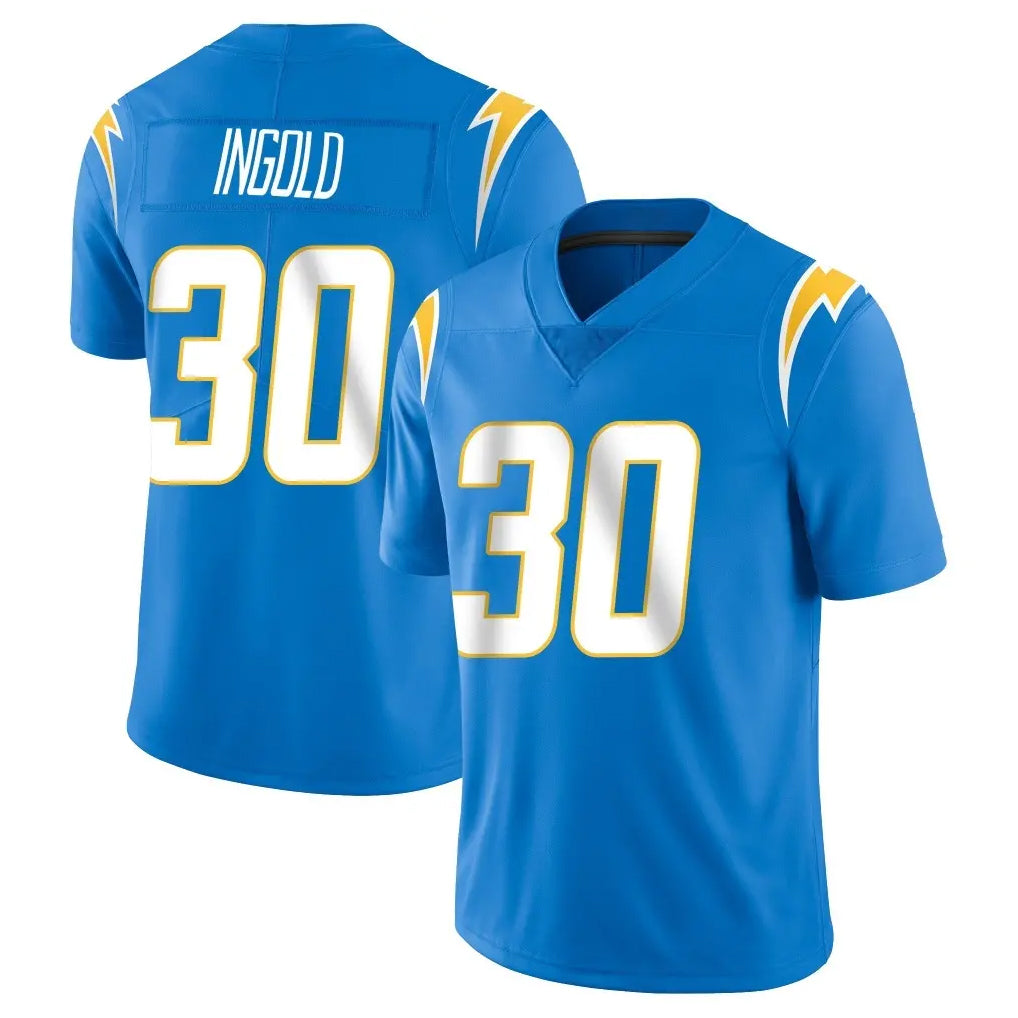 Blackjersey LA.Chargers #30 Alec Ingold Player Blue Limited Vapor Untouchable Home Game Stitched Jerseys