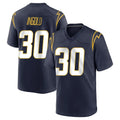 Blackjersey LA.Chargers #30 Alec Ingold Player Navy Home Game Stitched Jerseys