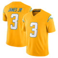 Blackjersey LA.Chargers #3 Derwin James Jr. Player Gold Limited Vapor F.U.S.E. Home Game Stitched Jerseys