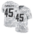 Blackjersey LA.Chargers #45 Tuli Tuipulotu Player Arctic Camo Salute To Service Limited Game Stitched Jerseys
