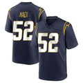 Blackjersey LA.Chargers #52 Khalil Mack Player Navy Home Game Stitched Jerseys