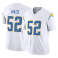 Blackjersey LA.Chargers #52 Khalil Mack Player White Limited Vapor F.U.S.E. Home Game Stitched Jerseys