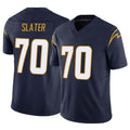 Blackjersey LA.Chargers #70 Rashawn Slater Player Navy Limited Vapor F.U.S.E. Home Game Stitched Jerseys