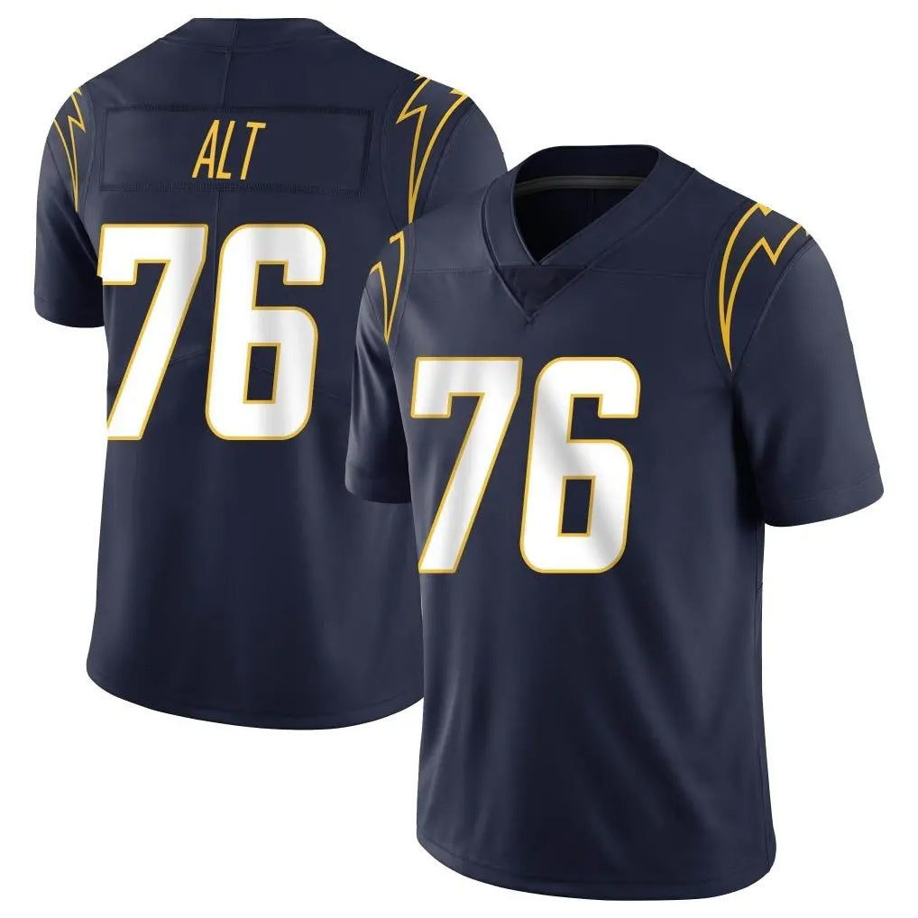 Blackjersey LA.Chargers #76 Joe Alt Player Navy Limited Vapor Untouchable Home Game Stitched Jerseys
