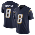 Blackjersey LA.Chargers #8 Omarion Hampton Player Navy Vapor F.U.S.E. Limited Home Game Stitched Jerseys