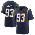 Blackjersey LA.Chargers #93 Teair Tart Player Navy Alternate Home Game Stitched Jerseys