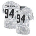 Blackjersey LA.Chargers #94 Dalvin Tomlinson Player Arctic Camo Salute To Service Limited Game Stitched Jerseys