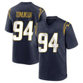 Blackjersey LA.Chargers #94 Dalvin Tomlinson Player Navy Home Game Stitched Jerseys