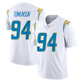 Blackjersey LA.Chargers #94 Dalvin Tomlinson Player White Limited Vapor Untouchable Home Game Stitched Jerseys