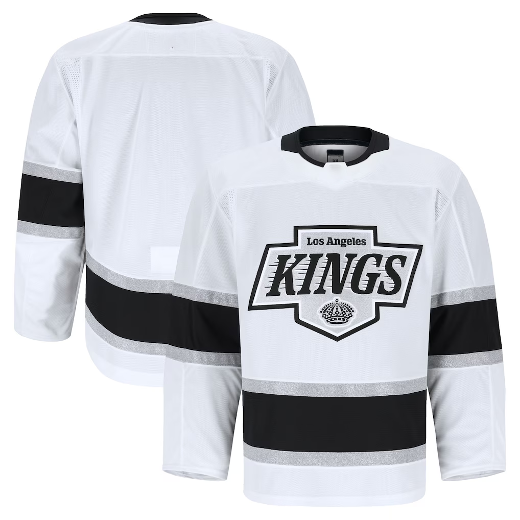 Blackjersey LA.Kings White Away Authentic Pro Jerseys