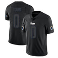 Blackjersey LA.Rams #0 Byron Young Player Black Impact Limited Home Game Stitched Jerseys
