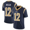 Blackjersey LA.Rams #12 Puka Nacua Player Navy Limited Vapor Untouchable Home Game Stitched Jerseys