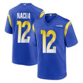 Blackjersey LA.Rams #12 Puka Nacua Player Royal Home Game Stitched Jerseys