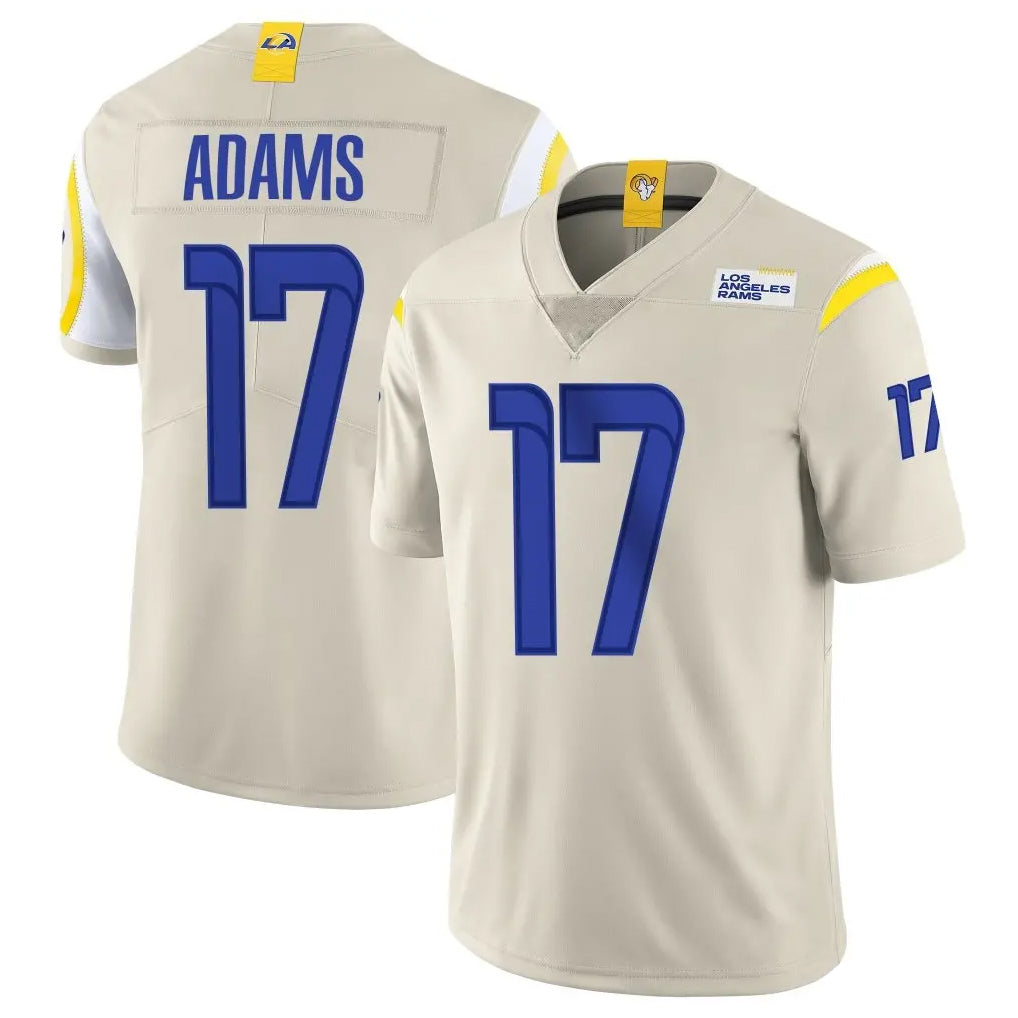 Blackjersey LA.Rams #17 Davante Adams Player Bone Limited Vapor Home Game Stitched Jerseys