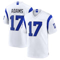 Blackjersey LA.Rams #17 Davante Adams Player Fearsome White Home Game Stitched Jerseys