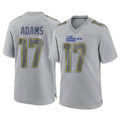 Blackjersey LA.Rams #17 Davante Adams Player Gray Atmosphere Fashion Home Game Stitched Jerseys