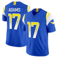 Blackjersey LA.Rams #17 Davante Adams Player Royal Rivalries Vapor Limited Home Game Stitched Jerseys
