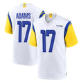 Blackjersey LA.Rams #17 Davante Adams Player White Home Game Stitched Jerseys