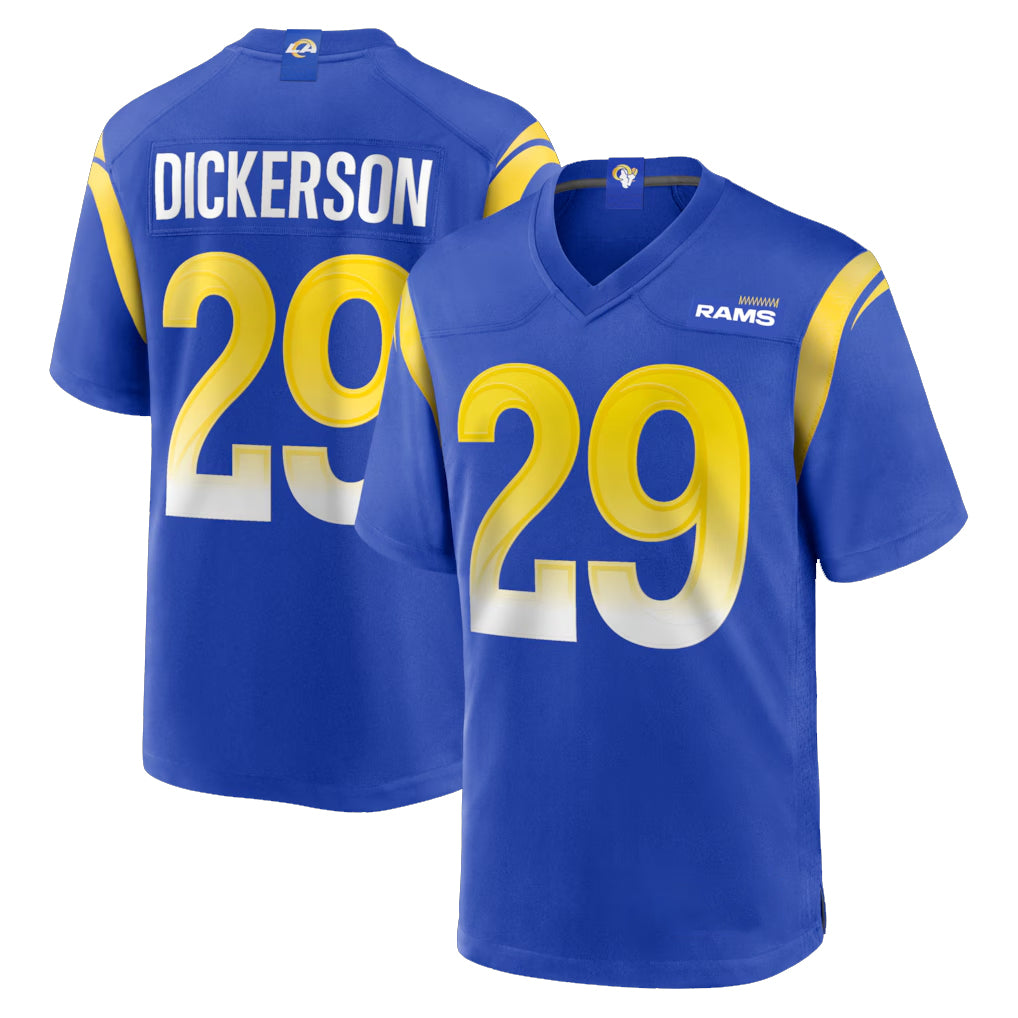 Blackjersey LA.Rams #29 Eric Dickerson Player Royal Home Game Stitched Jerseys