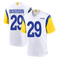 Blackjersey LA.Rams #29 Eric Dickerson Player White Home Game Stitched Jerseys
